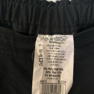 Black butter soft scrub pants